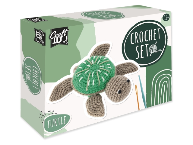Craft ID Haakpakket Schildpad, 14,5x4x16 cm - (K-CR1706/GE)