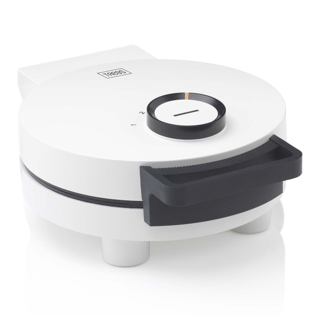 Trebs Wafelijzer hartvormig Wit