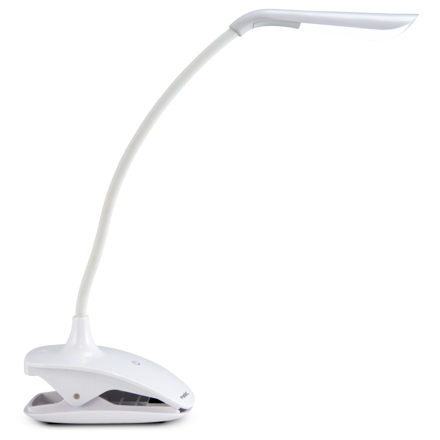Fysic Oplaadbare LED-lamp met klem Wit
