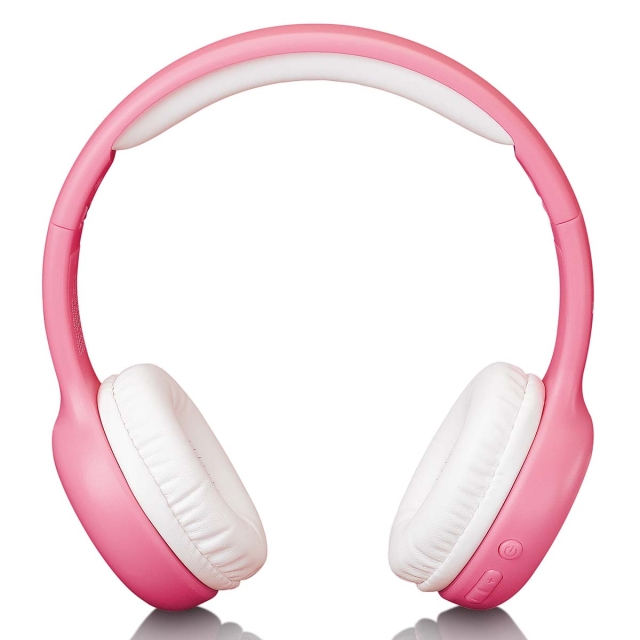 Lenco Opvouwbare kinder Bluetooth® hoofdtelefoon Roze
