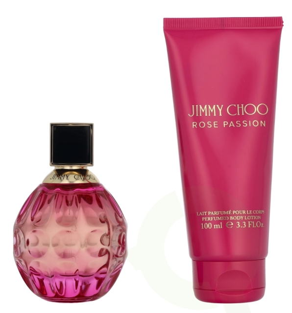 Jimmy Choo Rose Passion Giftset 160 ml Edp Spray 60ml/Perfumed Body Lotion 100ml