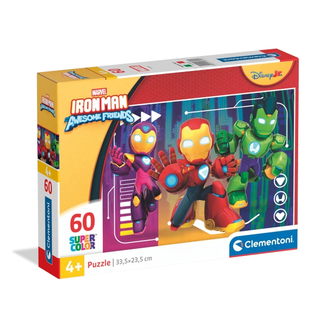 Clementoni Pussel 60 Pcs Marvel Iron-Man