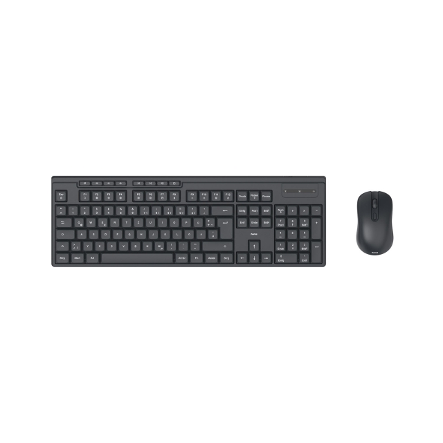 Hama Tangentbord/Mus Set WKM-200 Trådlös Svart