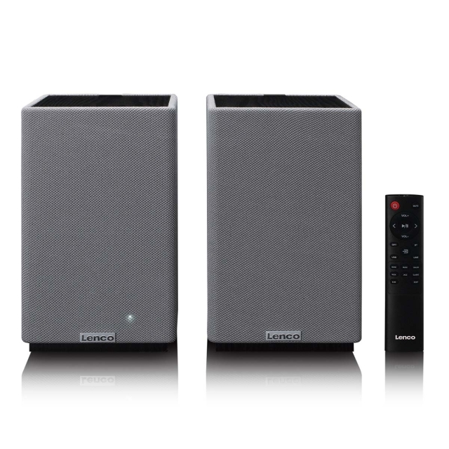 Lenco Stereo boekenplank hifiluidsprekers met Bluetooth®