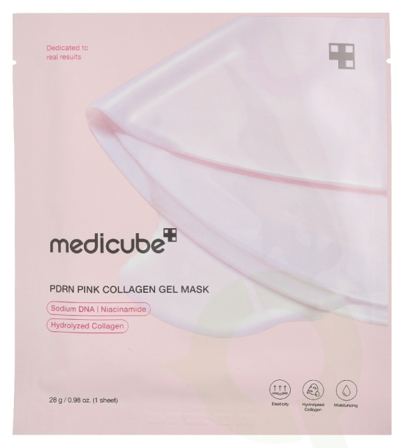Medicube PDRN Pink Collagen Gel Mask 4 piece 4 sheets