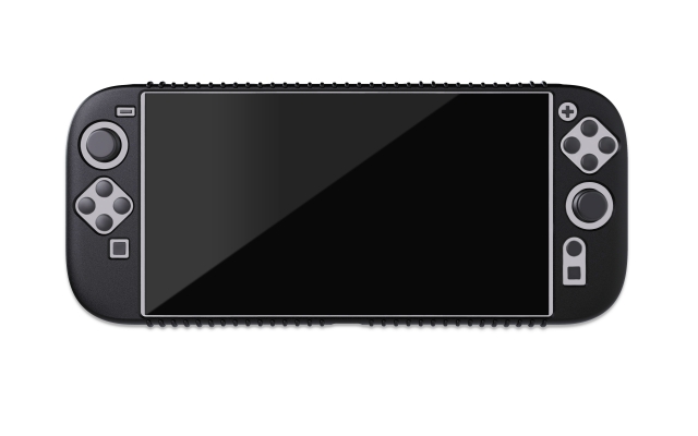 NACON Siliconen grip voor Nintendo Switch II – Beschermhoes in zwart