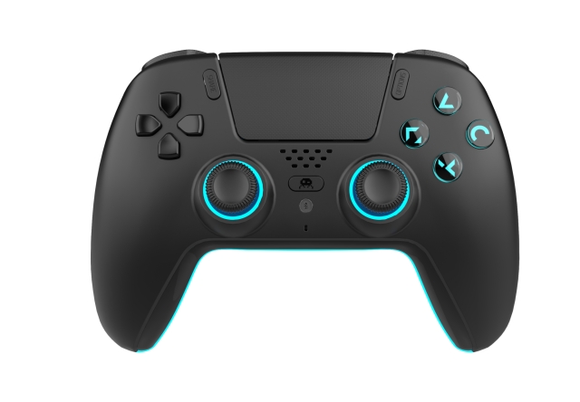Freaks and Geeks Freeks And Geeks - Draadloze Bluetooth-controller voor PS5 - LED - Zwart