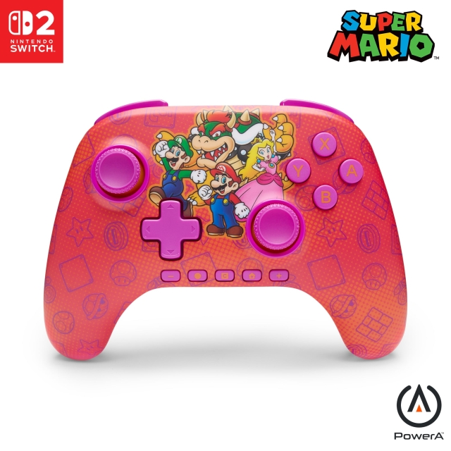PowerA Advantage Wireless Controller voor Nintendo Switch 2 - Mario en vrienden