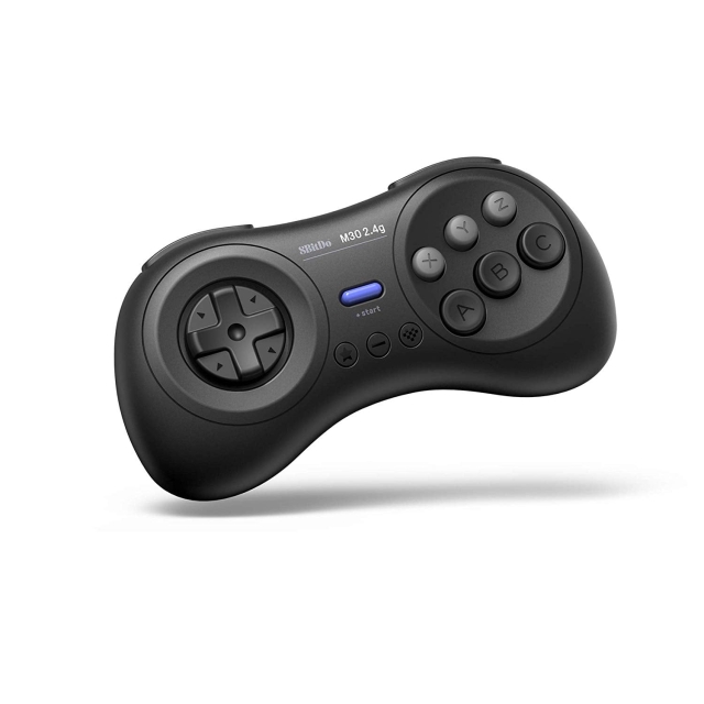 8Bitdo M30 2.4G Mega Drive Zwart