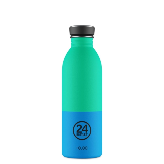 24Bottles Urban Bottle - Wave - Blauw, Groen - 500 ml