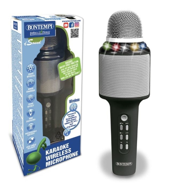 Bontempi Draadloze microfoon voor karaoke (485010)