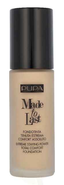 Pupa Milano Pupa Made To Last Total Comfort Foundation SPF10 30 ml #001 Light Ivory