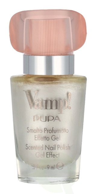 Pupa Milano Pupa Vamp! Scented Nail Polish Gel Effect 9 ml #125 White Snow