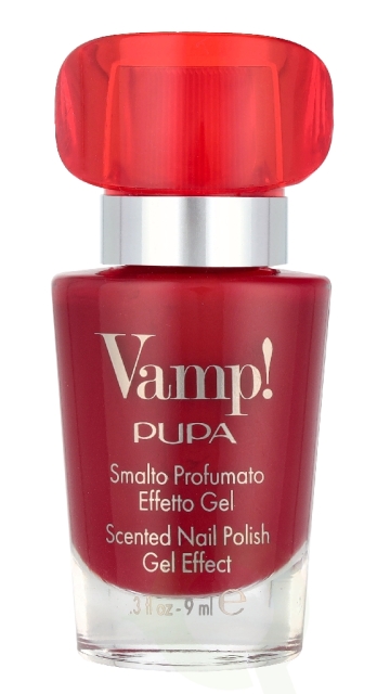 Pupa Milano Pupa Vamp! Scented Nail Polish Gel Effect 9 ml #221 Infinite Burgundy