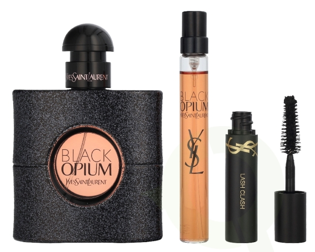 Yves Saint Laurent YSL Black Opium Giftset 62 ml Edp Spray 50ml/Edp Spray 10ml/Lash Clash Volume Mascara 2ml