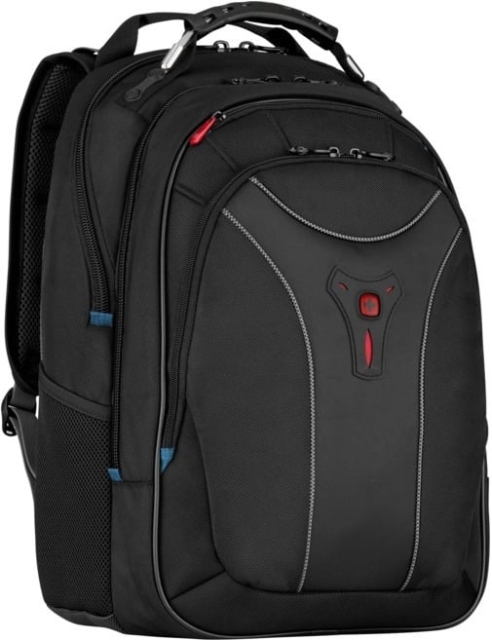 Wenger Carbon Backpack - rugzak voor een 17-inch laptop, zwart