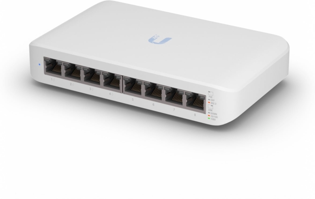 Ubiquiti UniFi USW-LITE-8-POE 8-poorts PoE-switch