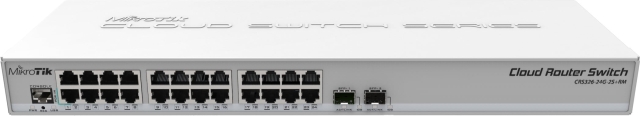 MikroTik Cloud Router Switch CRS326-24G-2S+RM - 24-poorts switch