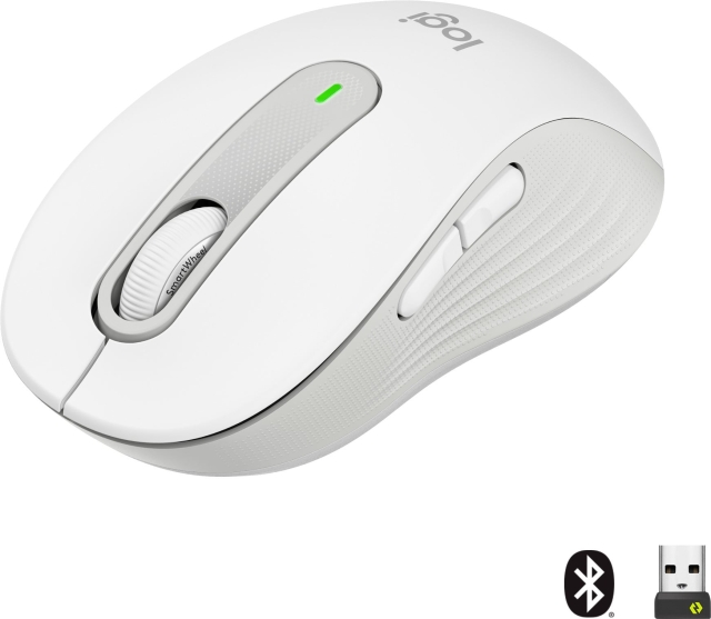 Logitech Signature M650 draadloze muis, wit