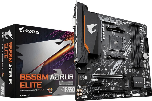 Gigabyte B550M AORUS ELITE AM4 mATX-moederbord