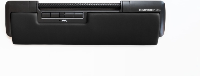 MouseTrapper Delta Extended-muis, zwart