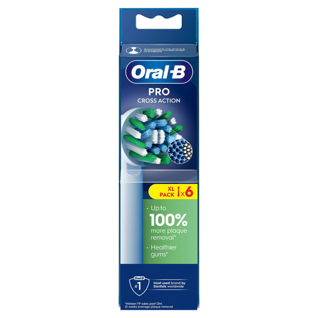 Oral B Borsthuvud CrossAction 6st