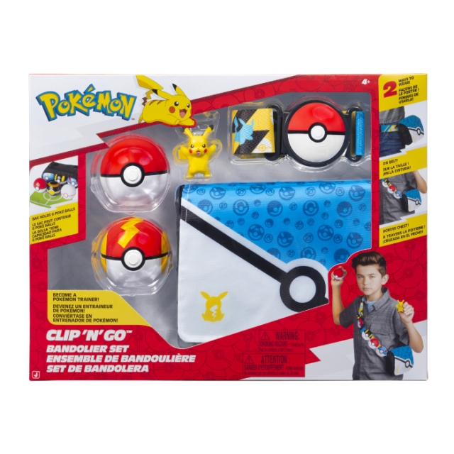 Pokémon Clip N Go-bandolierset Pikachu (PKW4171)