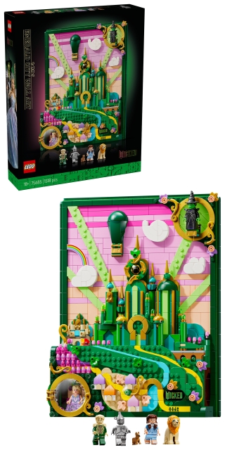 LEGO Wicked - Emerald City Wanddecoratie (75685)