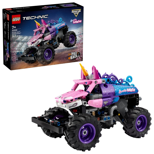 LEGO Technic - Monster Jam™ Sparkle Smash™ terugtrekauto (42220)