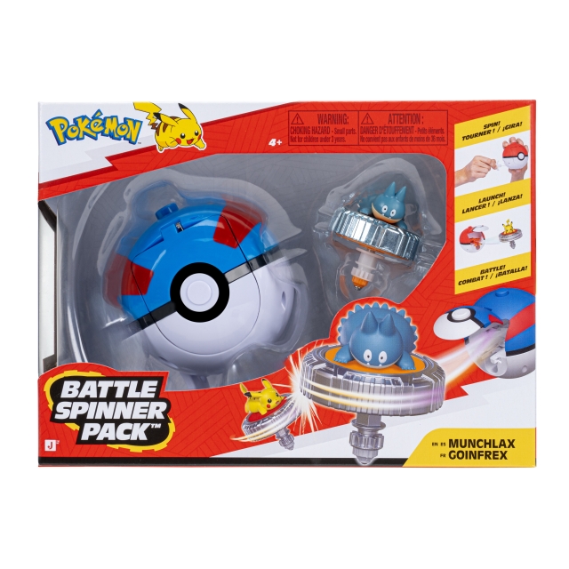 Pokémon Battle Spinner Munchlax met Great Ball (PKW4938)
