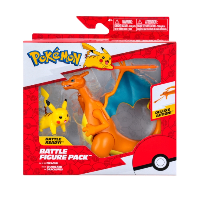 Pokémon Figurenset 2-pack Charizard en Pikachu (PKW3459)