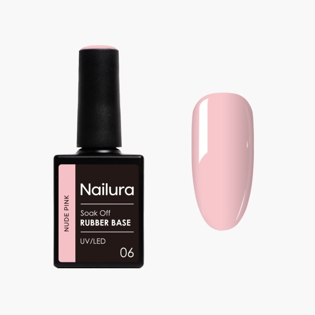 Nailura Rubber Base 6 - Nude Pink - 10 ml
