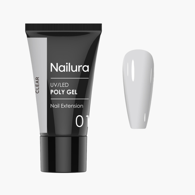 Nailura Poly Gel 1 - Transparant - 30 ml