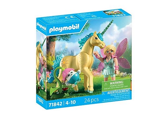 Playmobil Verzamelbare eenhoorn: Sunshine Blossom met fee (71842)