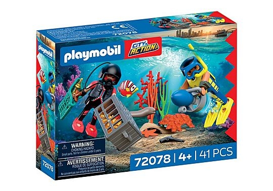 Playmobil Politieduiker met schat (72078)