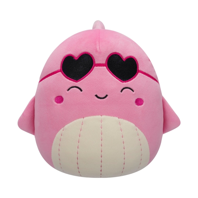Squishmallows 19 cm Love - Val, de roze walvis