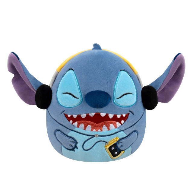 Squishmallows 20 cm Disney - Stitch met koptelefoon