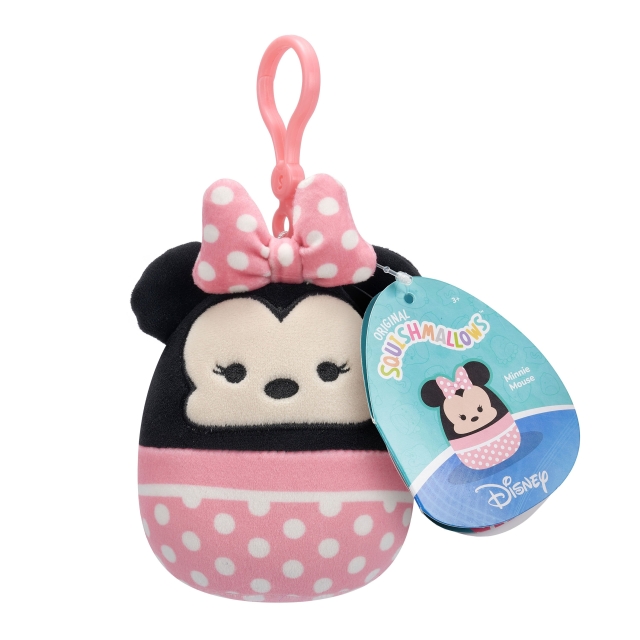 Squishmallows 9 cm Disney-clip - Minnie Mouse