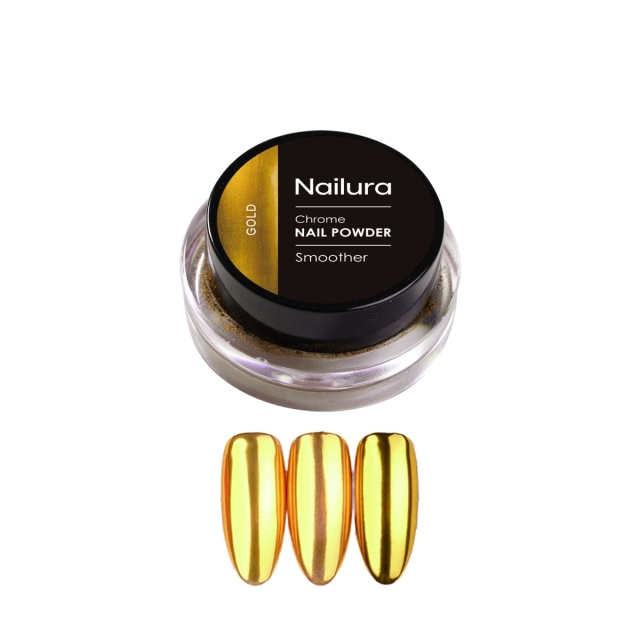 Nailura Chrom Powder - Goud