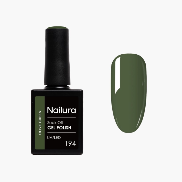 Nailura Gellak 194 - Olijfgroen - 10 ml