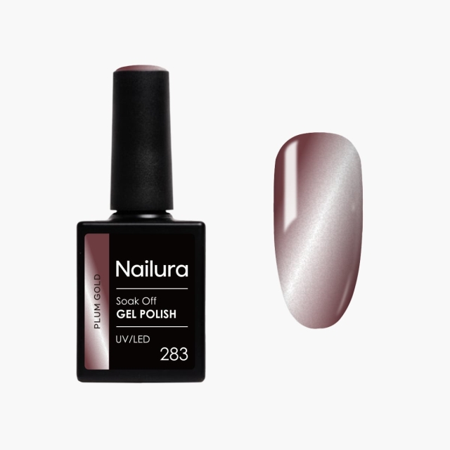 Nailura Gellak 283 - Plum Gold - 10 ml