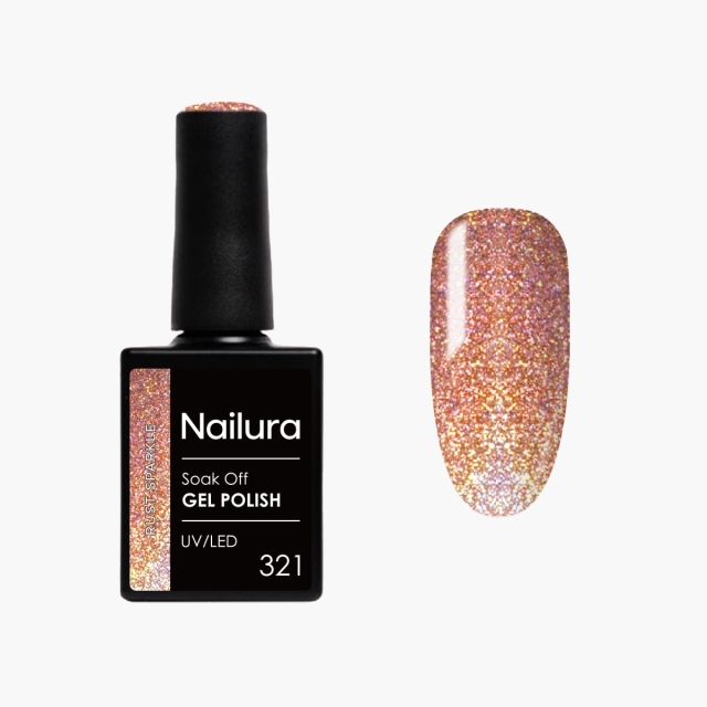 Nailura Gellak 321 - Rust Sparkle - 10 ml