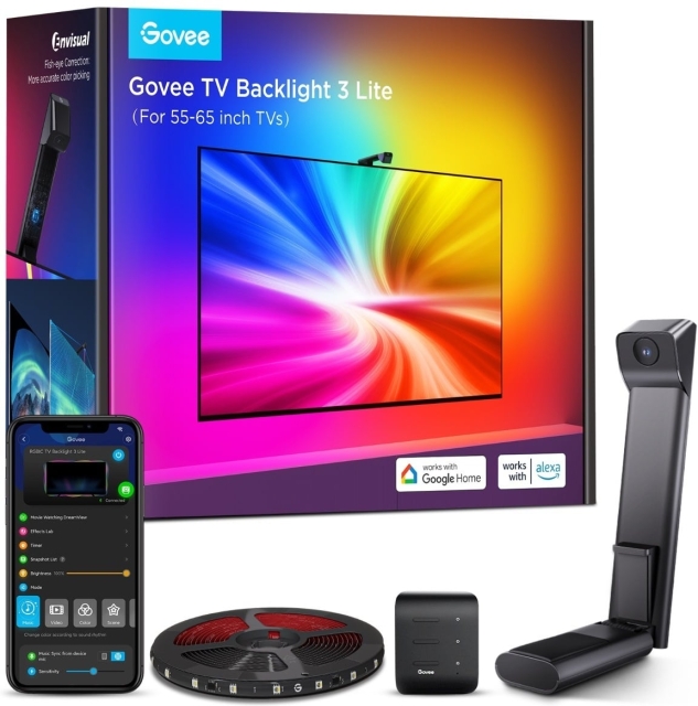 Govee TV Backlight 3 Lite - LED-lichtstrip, voor televisies