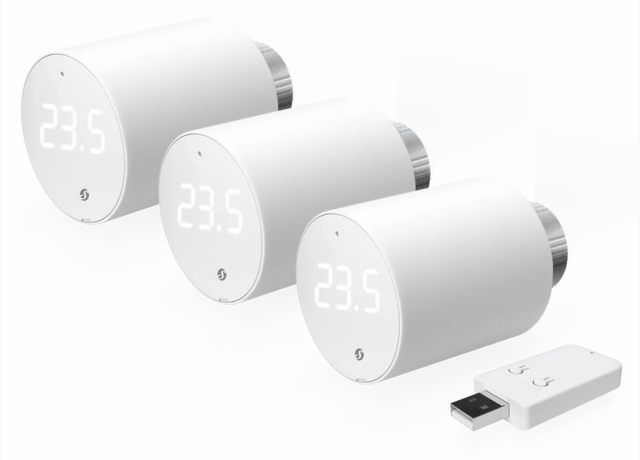 Shelly BLU TRV + BLU Gateway Gen3 - slimme thermostaat, 3 stuks