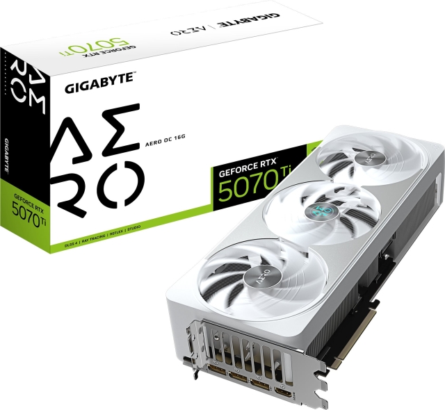 Gigabyte GeForce RTX 5070 Ti AERO OC 16 GB grafische kaart