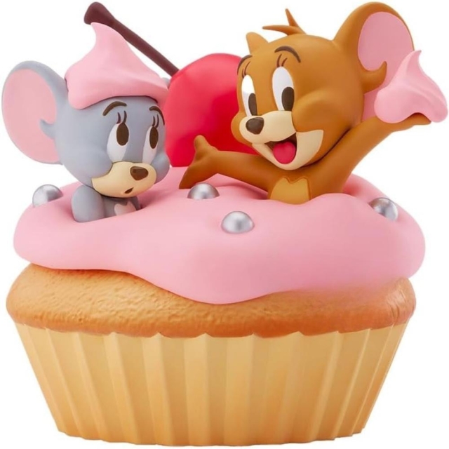Banpresto TOM EN JERRY GROTE ZACHTE VINYLFIGUUR - Zoete Cupcake