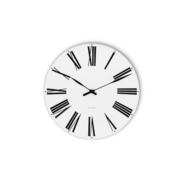 Arne Jacobsen Clocks Arne Jacobsen - Roman wandklok - Ø21 cm - Wit