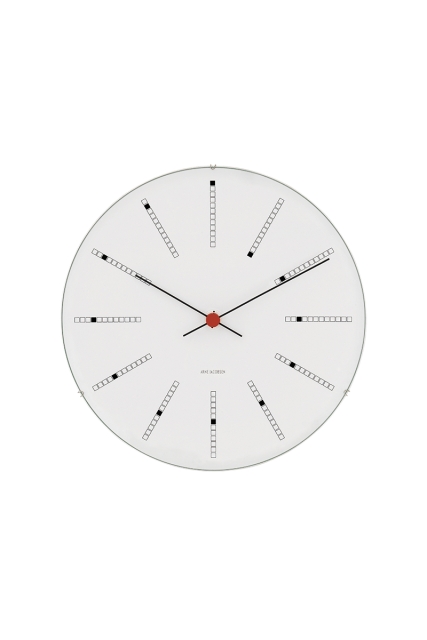 Arne Jacobsen Clocks Arne Jacobsen - Bankers wandklok - Ø21 cm - Wit