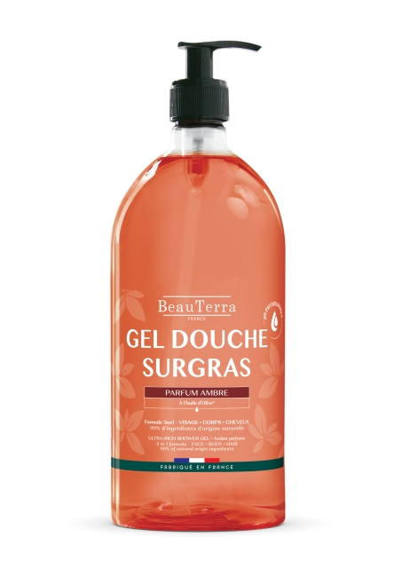 BeauTerra Ultra Rich Shower Gel - Amber - 1 l