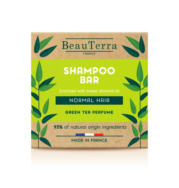 BeauTerra Shampoobar - Normaal haar - 75 g